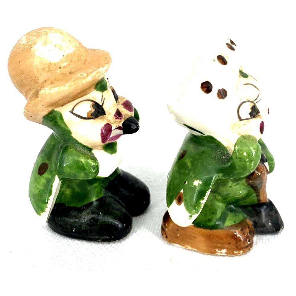Ladybugs Anthropomorphic Girl & Boy Ceramic Japan 2.25" Tall 1960’s - Picture 2 of 6